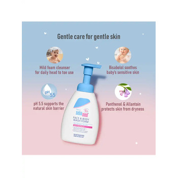 Baby Face & Body Wash Foam - Detská umývacia pena na tvár a telo